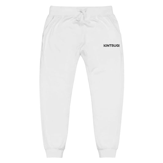 "Classic" KINTSUGI Apparel Brand Sweatpants ( White/Black) KINTSUGI Apparel