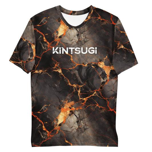 Dark Amber Blaze Kintsugi T-Shirt KINTSUGI Apparel