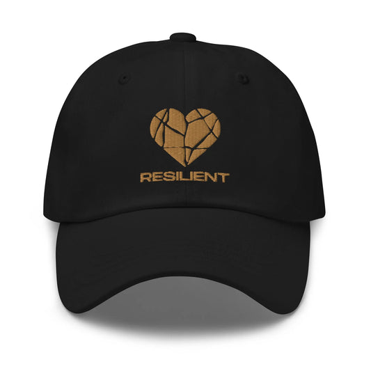 Kintsugi Heart of Resilience Hat (Black/Gold) KINTSUGI Apparel
