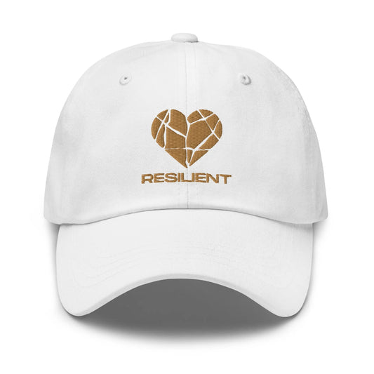 Kintsugi Heart of Resilience Hat (White/Gold) KINTSUGI Apparel