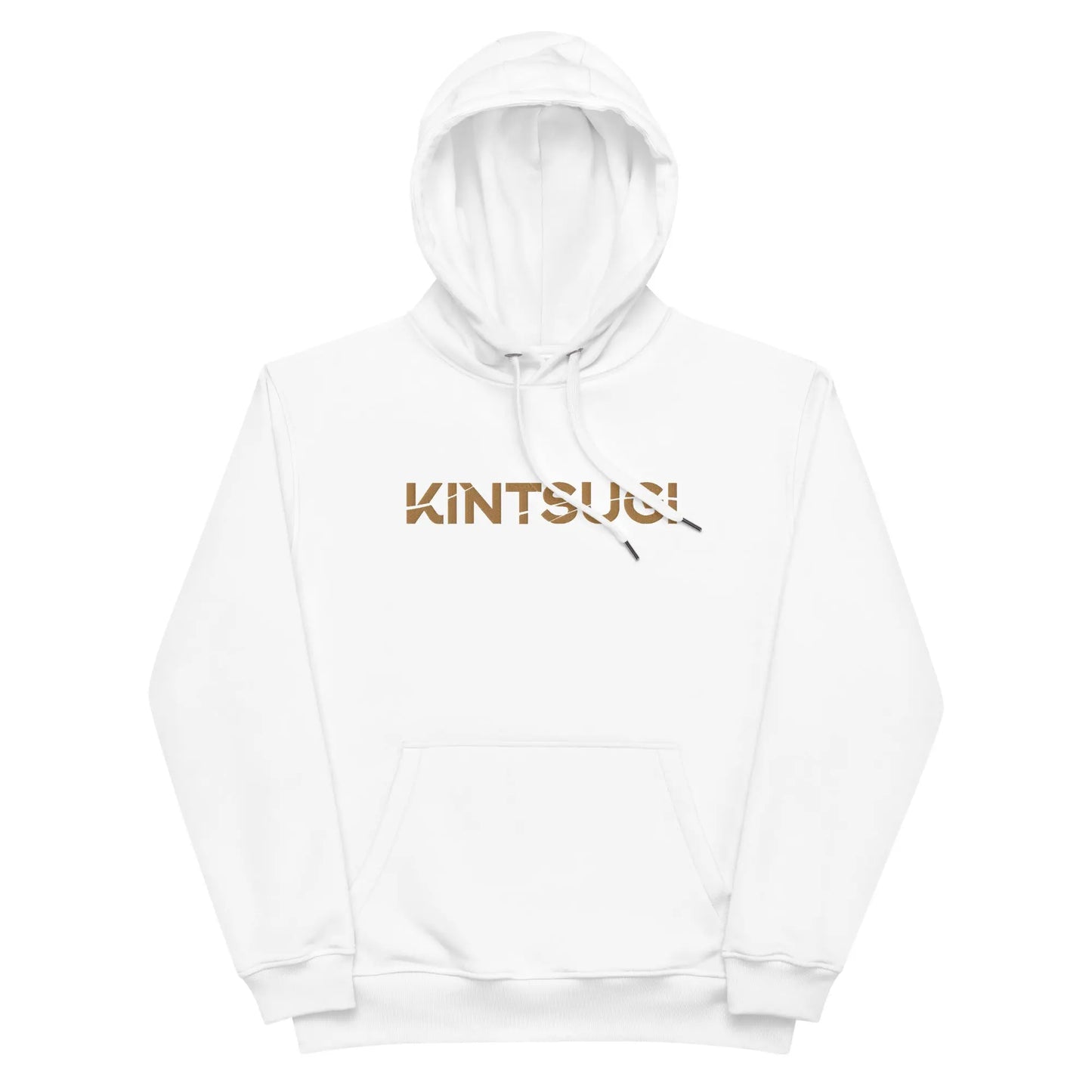 "Classic" KINTSUGI Apparel Brand Hoodie (White/Gold) KINTSUGI Apparel
