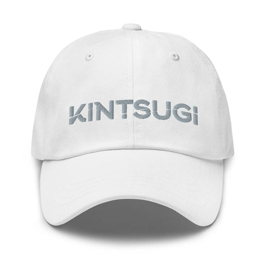 "Classic" KINTSUGI Apparel Brand Hat (White/Grey) KINTSUGI Apparel