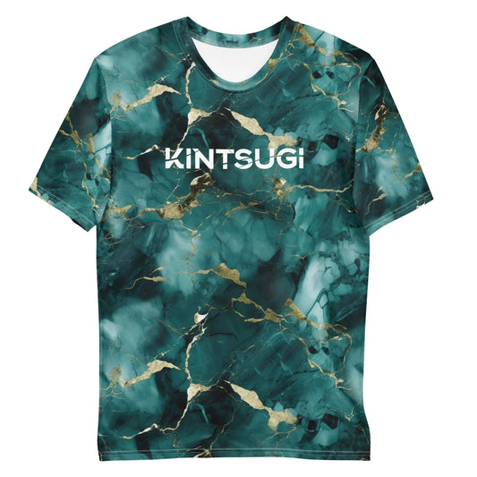 Luminous Emerald Treasure Kintsugi T-Shirt KINTSUGI Apparel