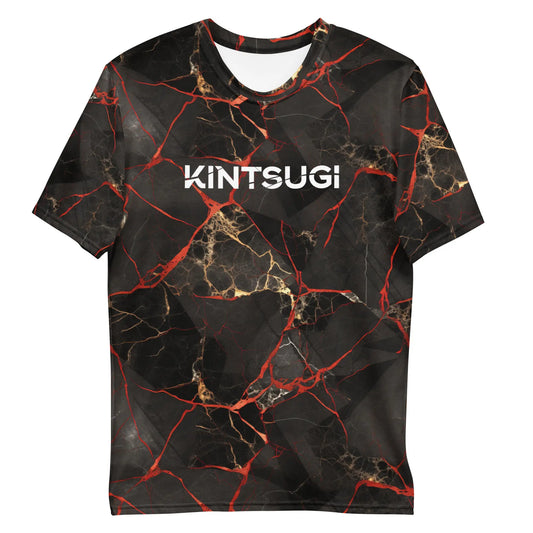 Onyx and Crimson Gold Kintsugi T-Shirt KINTSUGI Apparel