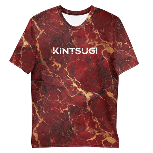Scarlet and Gold Gilded Kintsugi T-Shirt KINTSUGI Apparel