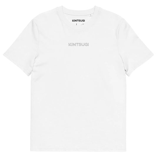 "Classic" KINTSUGI Apparel Brand T-Shirt (White/White) KINTSUGI Apparel